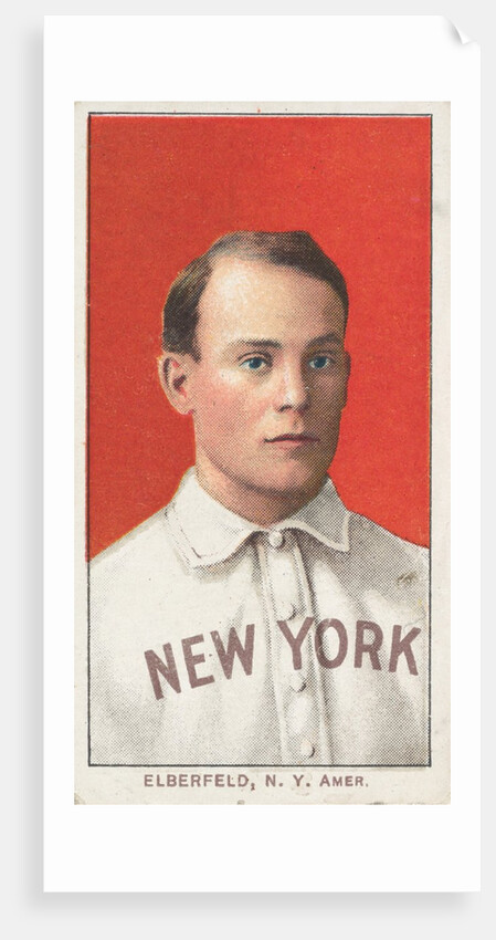 Elberfeld, New York, American League, from the White Border series for the Ameri…, 1909-11 by American Tobacco Company