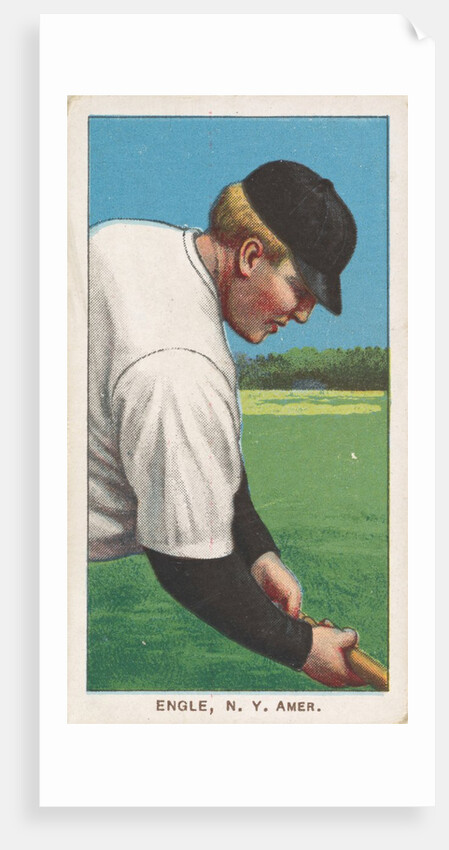 Engle, New York, American League, from the White Border series for the American …, 1909-11 by American Tobacco Company