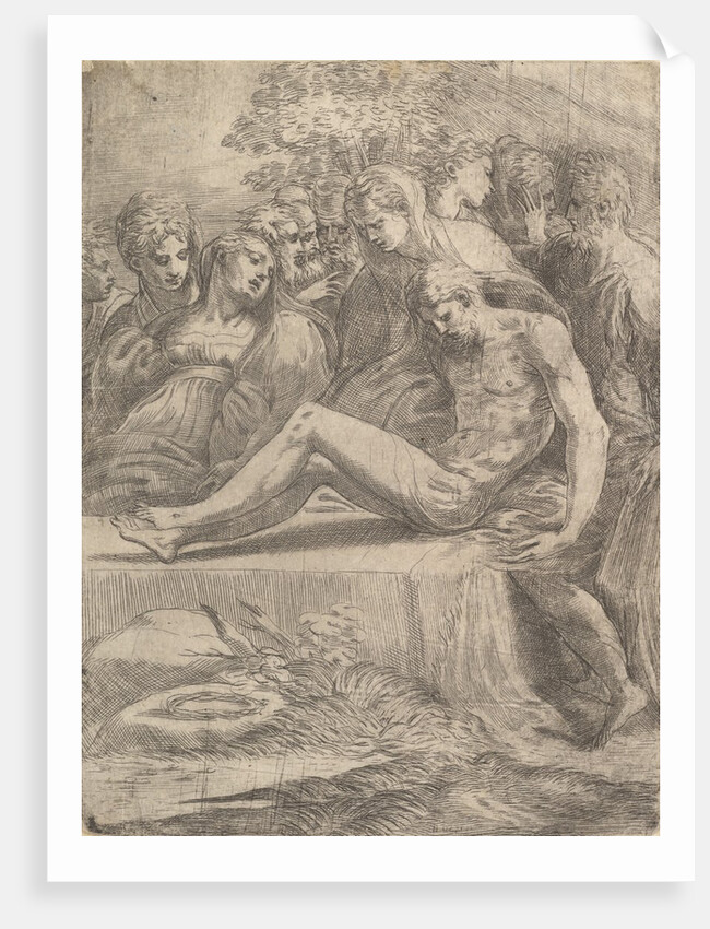 The lamentation over the dead Christ, ca. 1545-50 by Andrea Schiavone