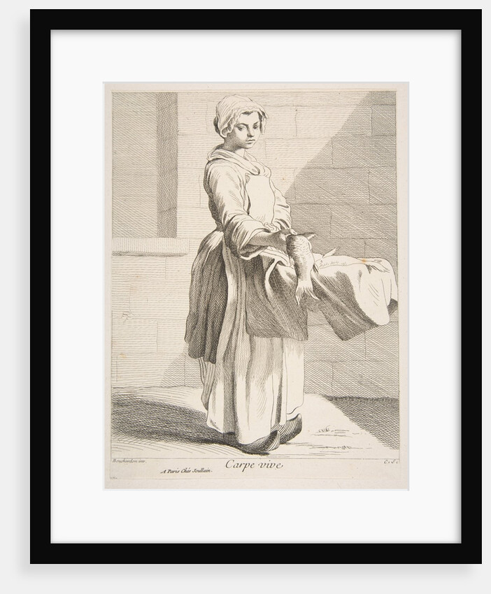 Fish Vendor, 1738 by Caylus