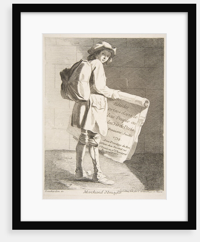 Picture Seller, 1738 by Caylus