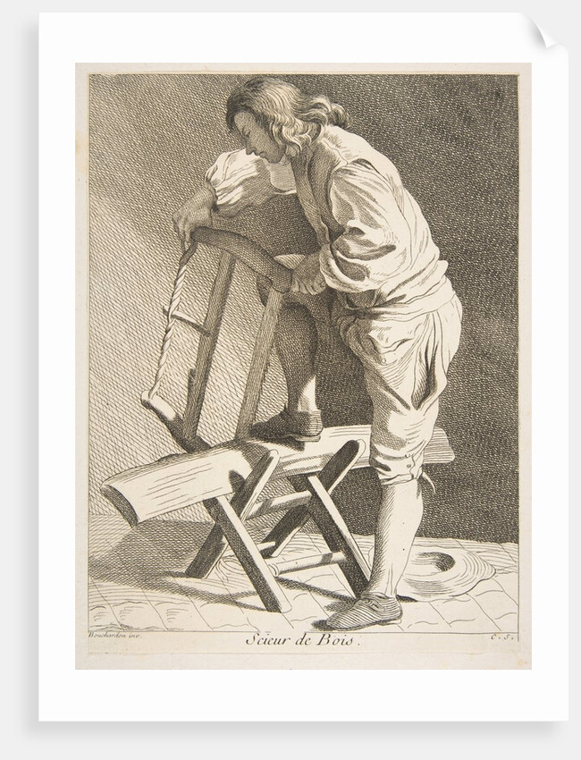 Wood Cutter, 1742 by Caylus