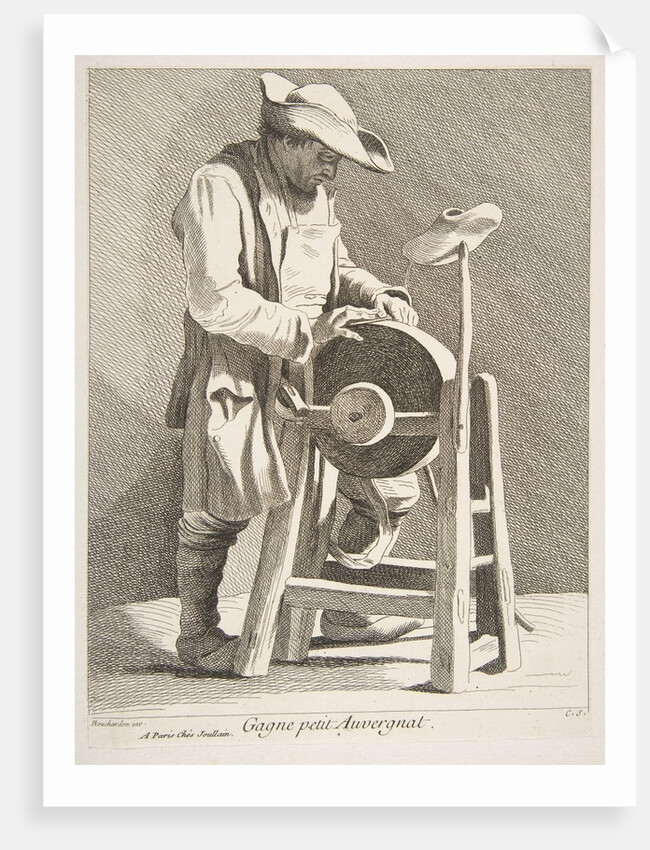 Knife Sharpener, 1742 by Caylus