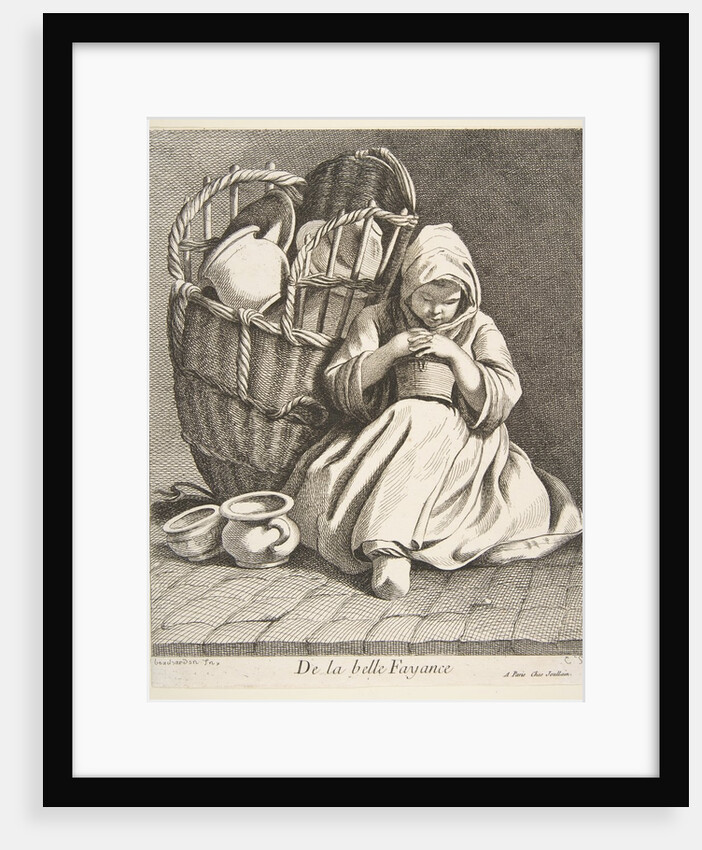 Pottery Peddler, 1738 by Caylus