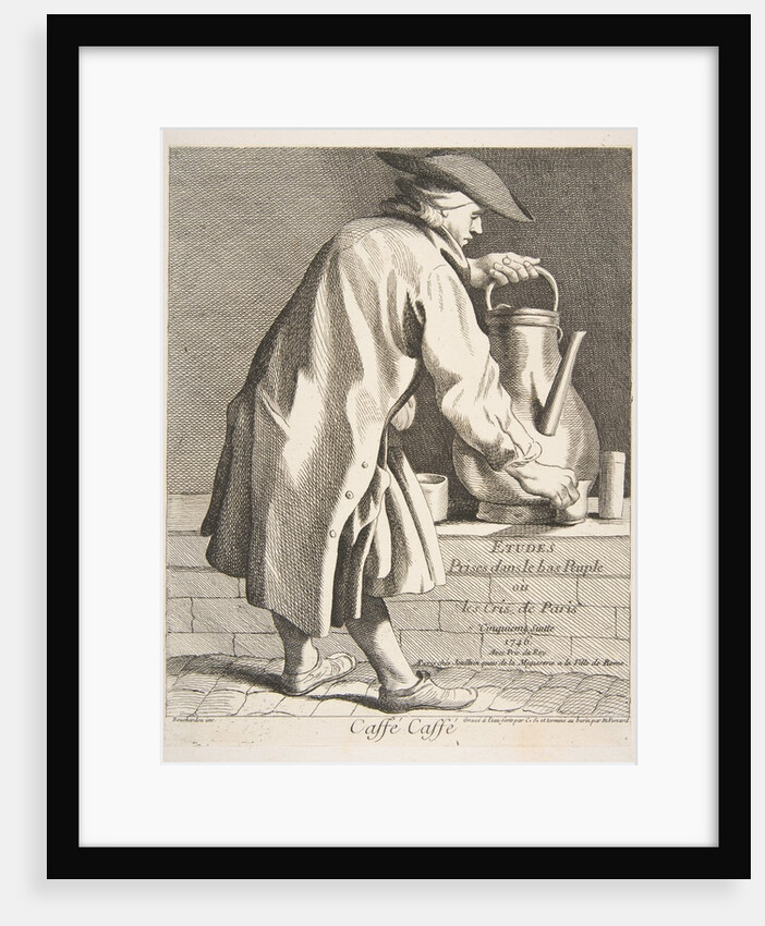 Coffee Vendor, 1746 by Caylus