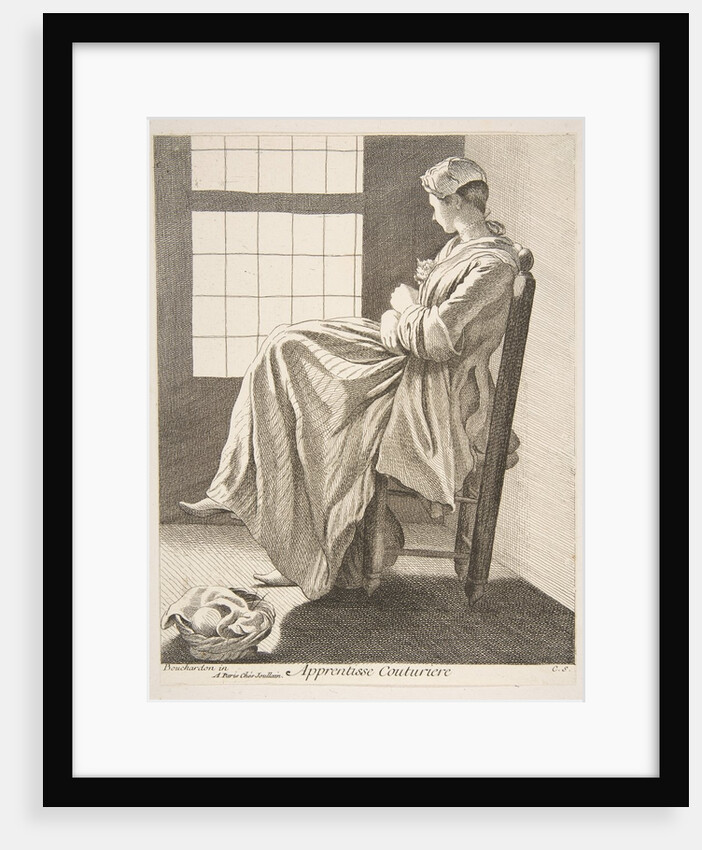 Sewing Apprentice, 1737 by Caylus