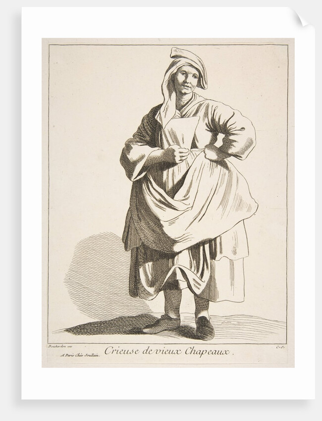Peddler of Old Hats, 1742 by Caylus