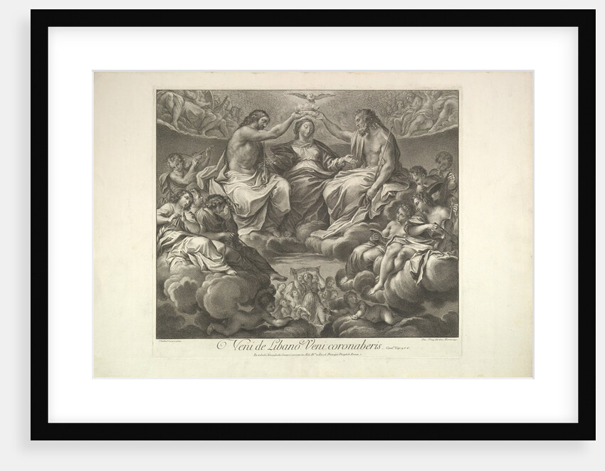 Coronation of the Virgin, 1741 by Unknown