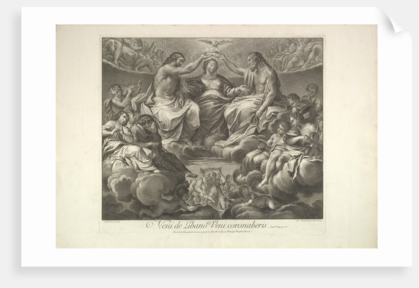 Coronation of the Virgin, 1741 by Unknown