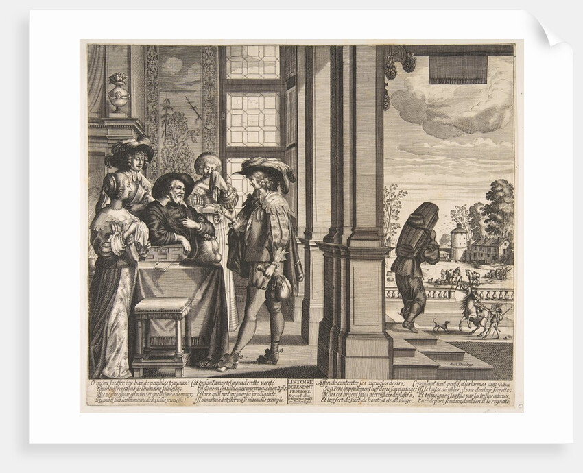 The Prodigal Son Leaves Home, ca. 1636 by Unknown