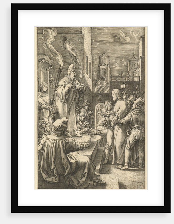 Christ Before Caiaphas, from The Passion of Christ, ca. 1598-1617 by Unknown