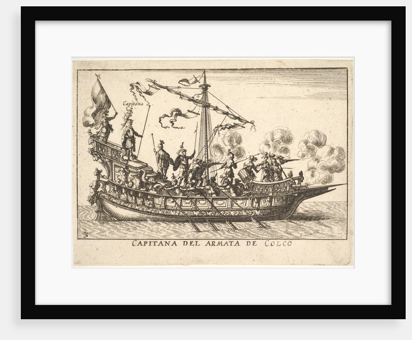 Plate 3: Captain of the army of Chalchis, from the series '…, 1664 by Unknown