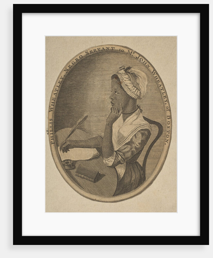 Phillis Wheatley, Negro Servant to Mr. John Wheatley of Boston, ca. 1773 by Unknown