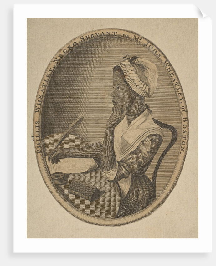 Phillis Wheatley, Negro Servant to Mr. John Wheatley of Boston, ca. 1773 by Unknown