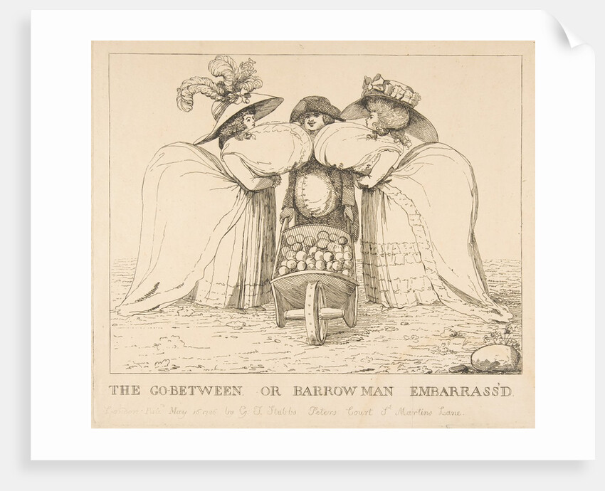 The Go-Between or Barrow Man Embarrass'd, May 15, 1786 by Unknown