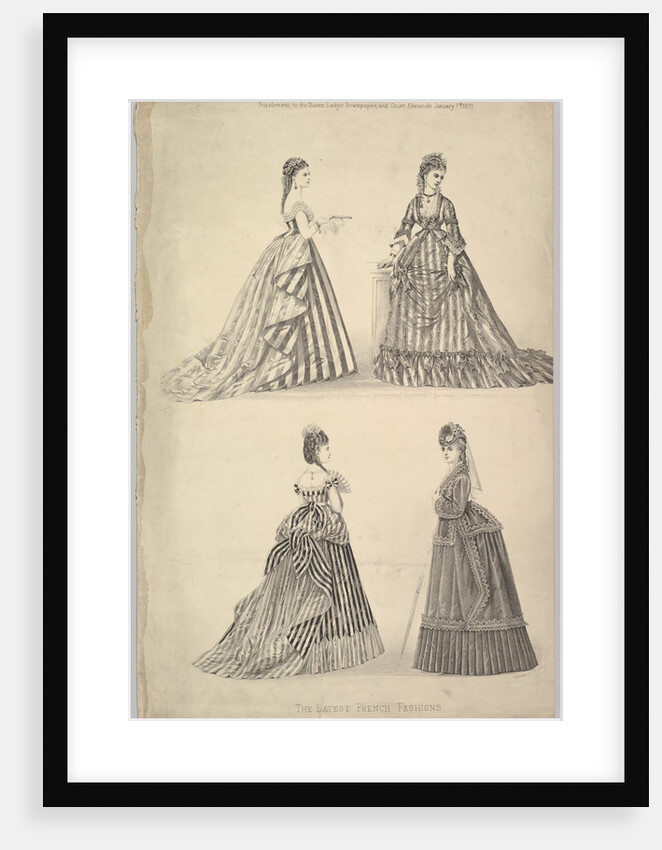 The Latest French Fashions from The Queen, The Lady's Newspaper and Court Chron…, January 7, 1871 by Unknown