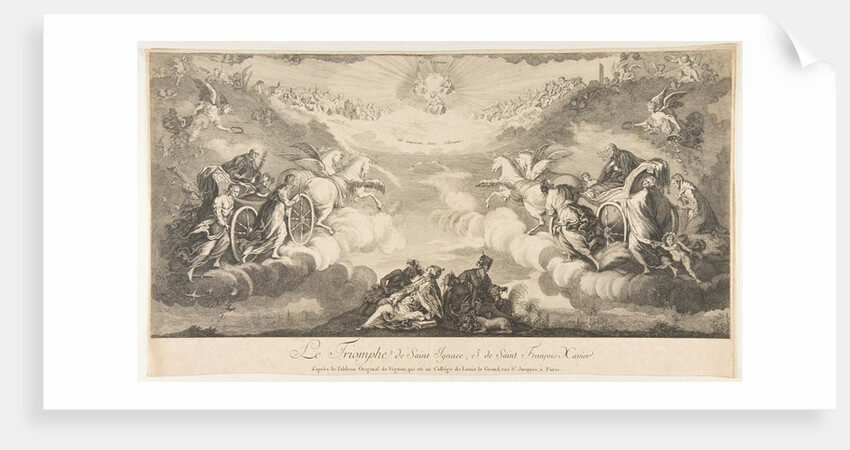 Triumph of Saint Ignatius and Saint Francis Xavie by Unknown