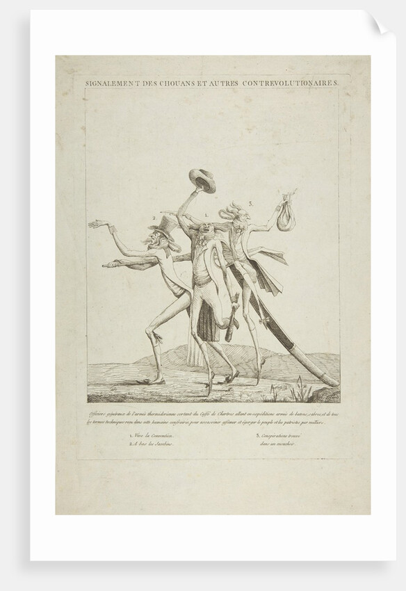 Signalement Des Chouans et Autres Contrevolutionaires, ca. 1793 by Unknown