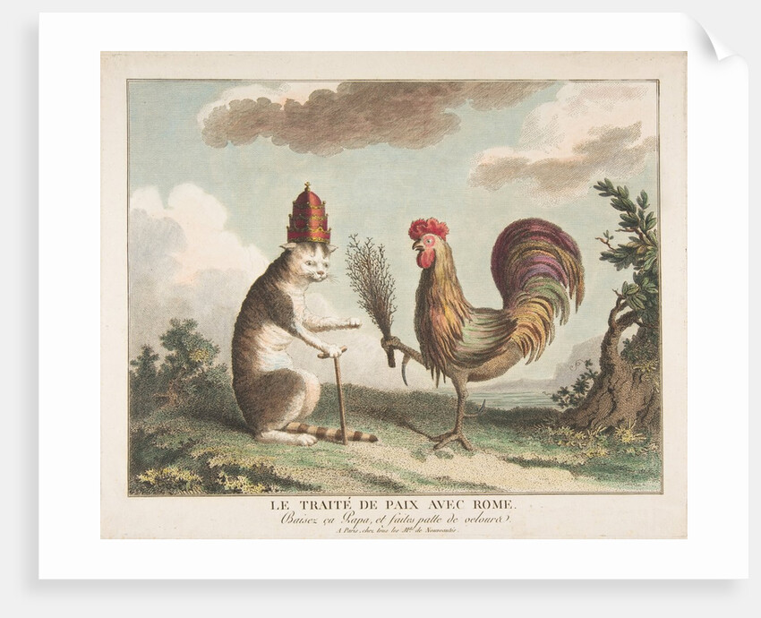 Le Traité de Paix avec Rome, ca. 1789 by Unknown