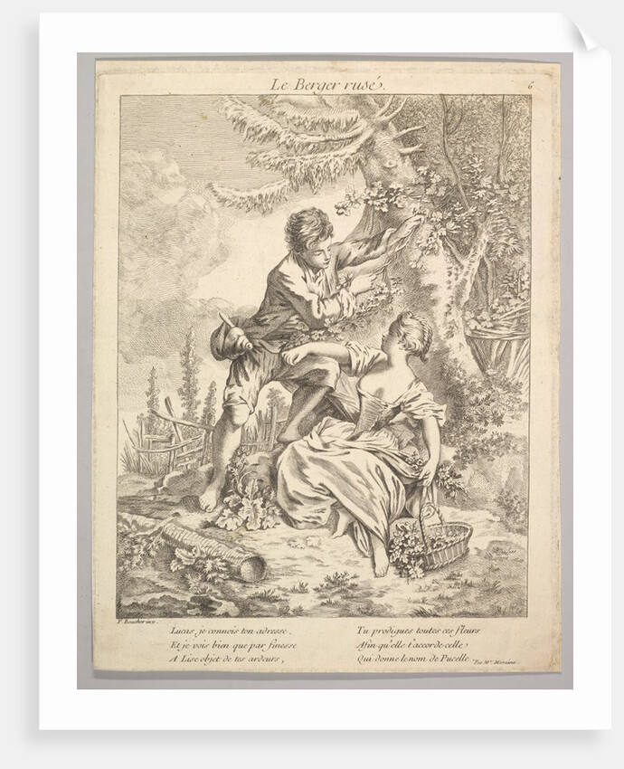The Sly Shepherd, 18th century by Unknown