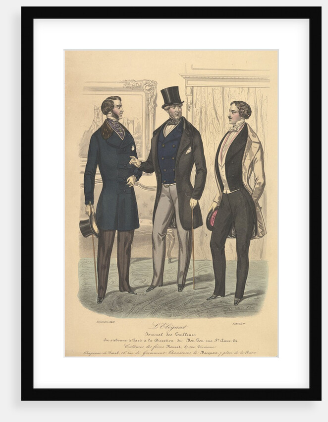 L'Elegant from Journal des Tailleurs, 1848 by Unknown