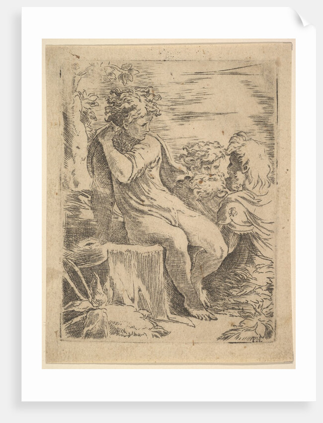 Youth with two old Men, 16th century by Unknown