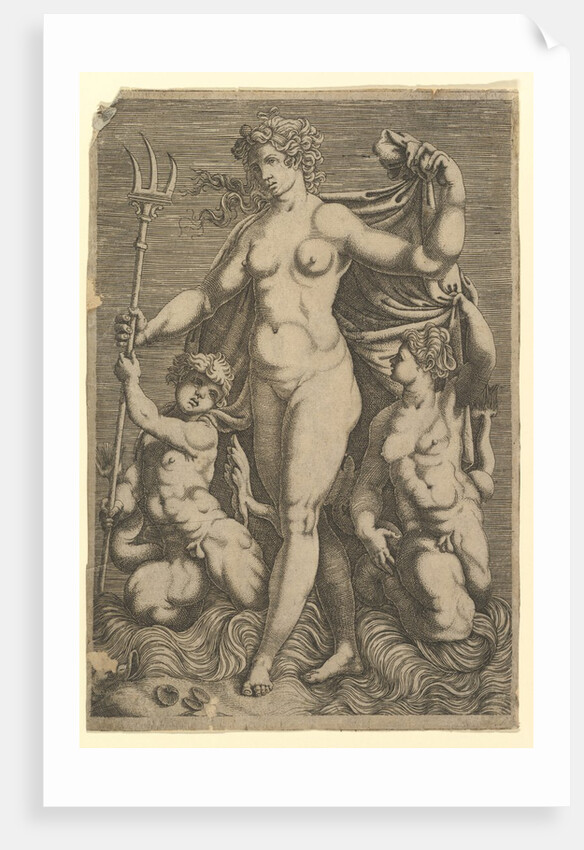 Thetis Standing with Two Tritons by Unknown