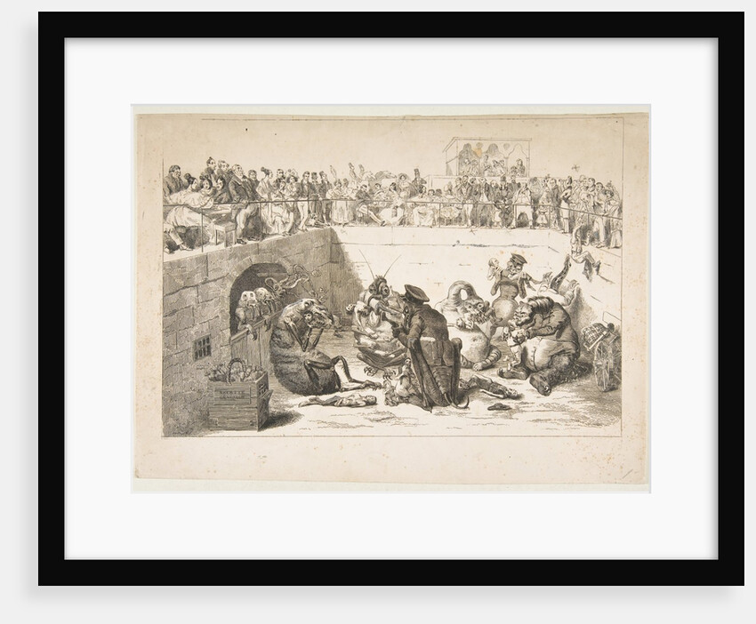 The People Delivered to the Vampire Taxes, May 1833 by Jean Ignace Isidore Gerard/Auguste Raffet