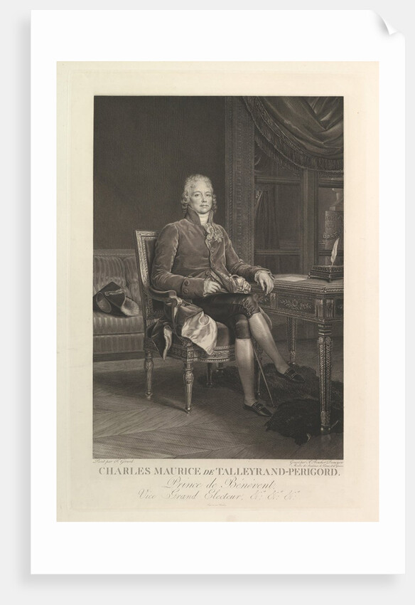 Portrait of Charles Maurice de Talleyrand-Périgord, after 1808 by Auguste Gaspard Louis Desnoyers