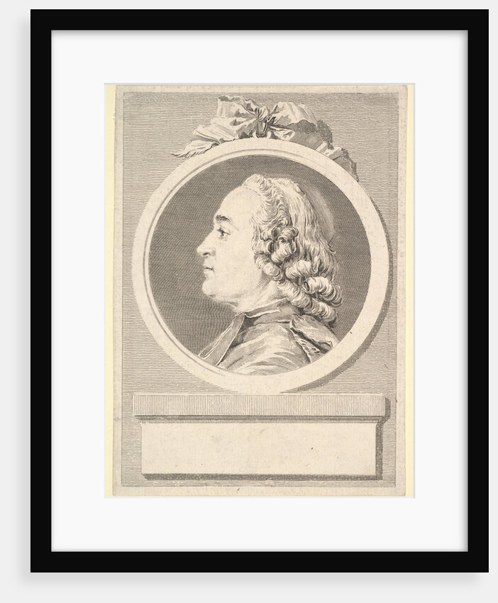 Portrait of Charles Gauzargues, 1767 by Augustin de Saint-Aubin