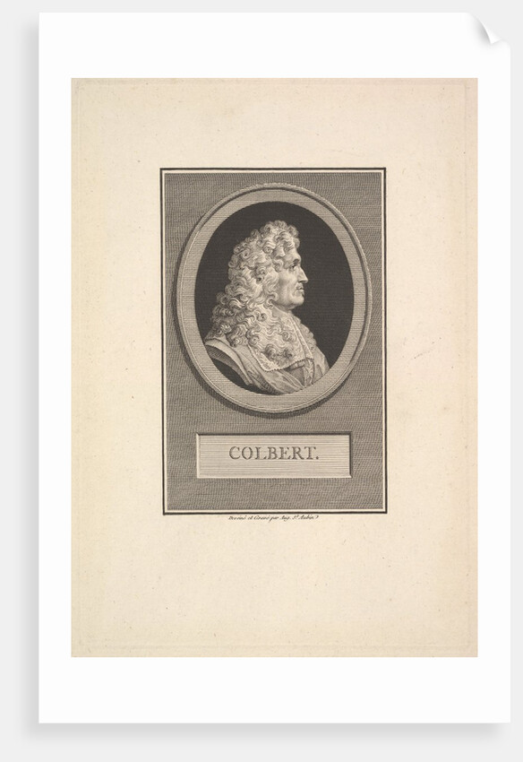 Portrait of Colbert, 1800 by Augustin de Saint-Aubin