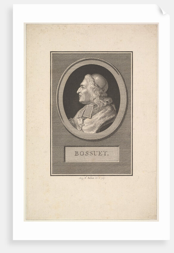 Portrait of Bossuet, 1803 by Augustin de Saint-Aubin