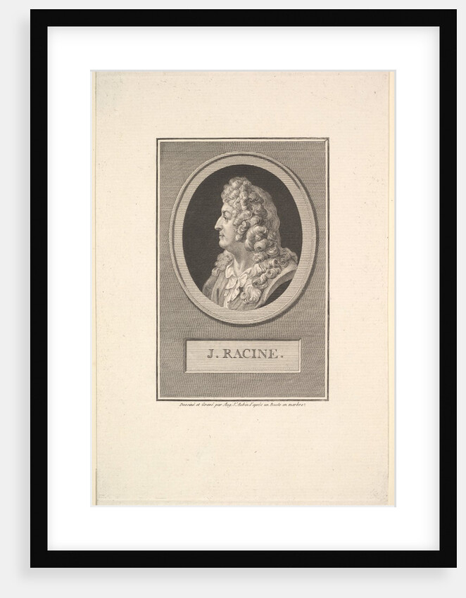 Portrait of Jean Racine, 1800 by Augustin de Saint-Aubin