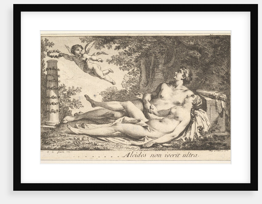 Vignette en regard du nom de Aug. de St. Aubi by Augustin de Saint-Aubin