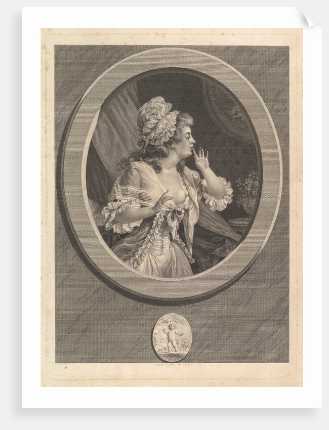 Au Moins Soyez Discret, 1789 by Augustin de Saint-Aubin