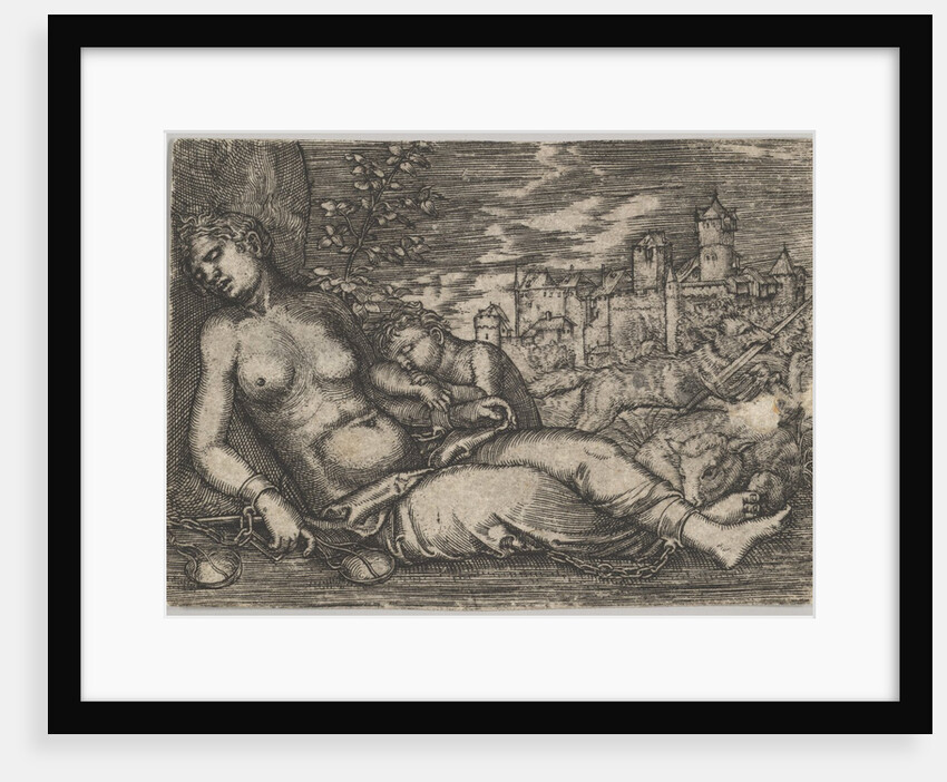 Der Welt Lauf, early 16th century by Barthel Beham