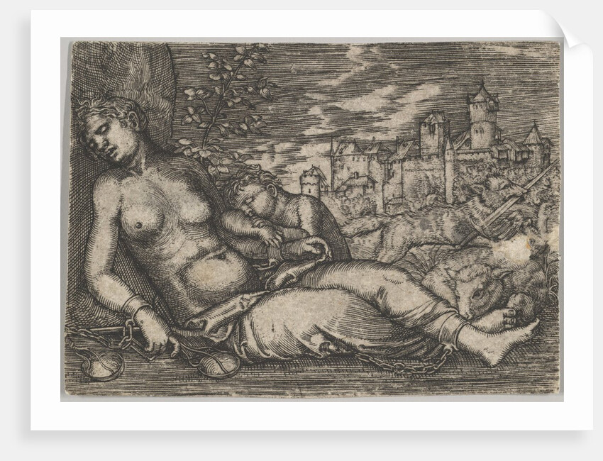 Der Welt Lauf, early 16th century by Barthel Beham