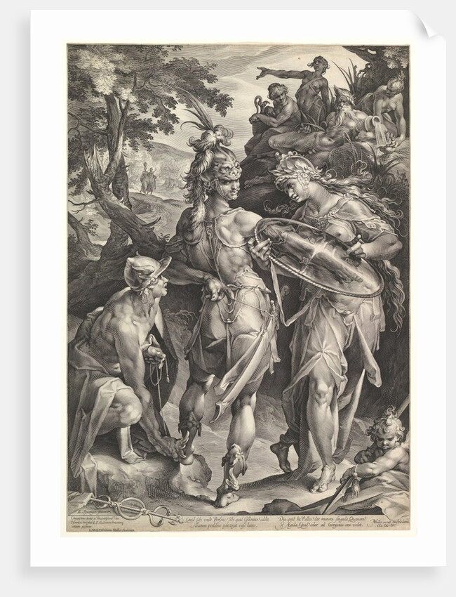 Minerva and Mercury Arming Perseus, 1604 by Bartholomeus Spranger/Jan Muller