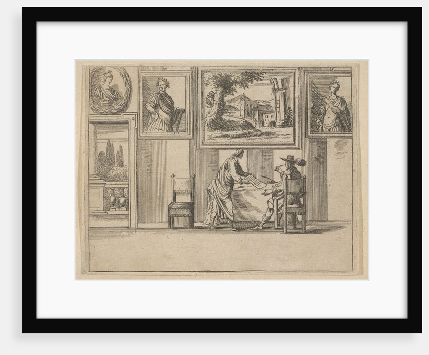 Francesco I d'Este Sentencing the Guilty with Great Difficulty, from L'Idea di un Principe…, 1659 by Bartolomeo Fenice