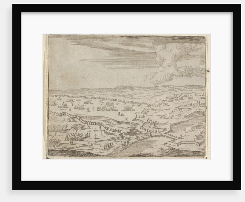 Francesco I d'Este Approches the Camp of the Enemy Under the Pretext of Battle, Although h…, 1659 by Bartolomeo Fenice