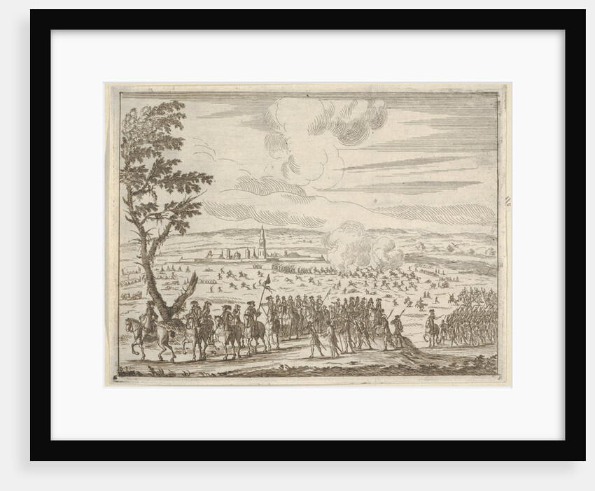 Francesco d'Este Leads the French Army After the Difficult Resolution of Cremona without L…, 1659 by Bartolomeo Fenice