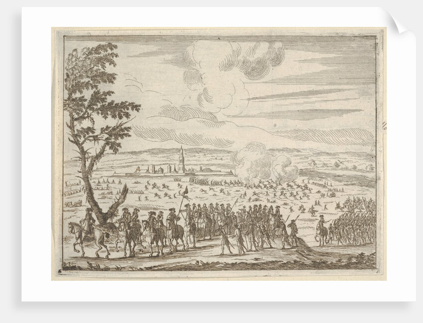 Francesco d'Este Leads the French Army After the Difficult Resolution of Cremona without L…, 1659 by Bartolomeo Fenice