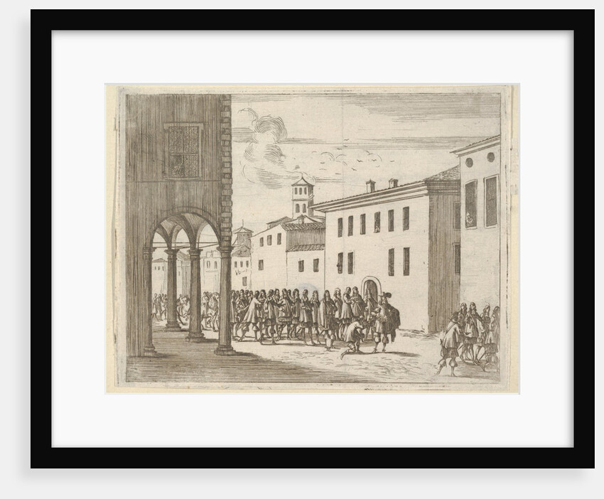 Francesco I d'Este Receiving the Affection of the People, from L'Idea di un Principe ed Er…, 1659 by Bartolomeo Fenice