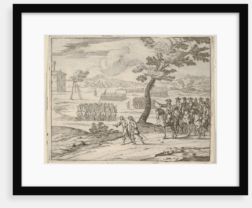 Francesco I d'Este Punishes a Soldier by Death who had Stolen a Chalice from the Holy Chur…, 1659 by Bartolomeo Fenice