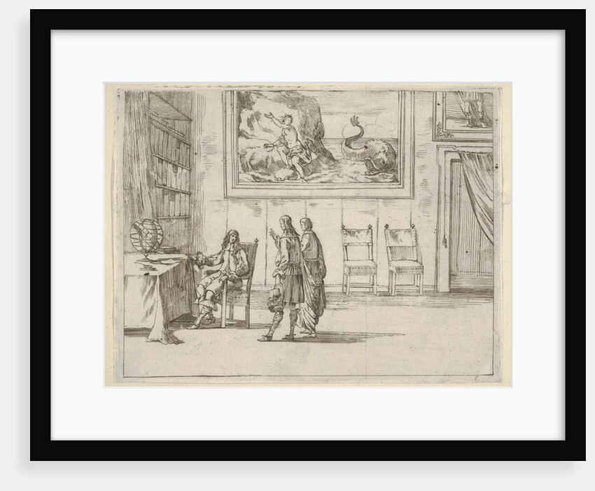 Francesco I d'Este Displays Great Faculty in his Studies, from L'Idea di un Principe ed Er…, 1659 by Bartolomeo Fenice