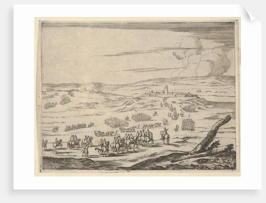 Despite the Corageous Opposition of the Germans and the Spanish, Francesco I d'Este, at th…, 1659 by Bartolomeo Fenice