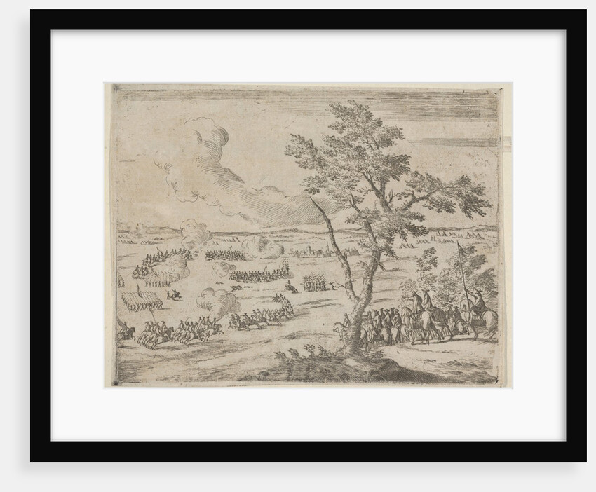 At the Head of a Swiss Army, Francesco I d'Este, with Uncrushed Spirit, Confronts the Enem…, 1659 by Bartolomeo Fenice