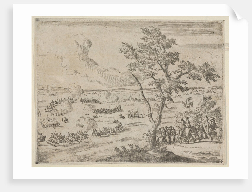 At the Head of a Swiss Army, Francesco I d'Este, with Uncrushed Spirit, Confronts the Enem…, 1659 by Bartolomeo Fenice