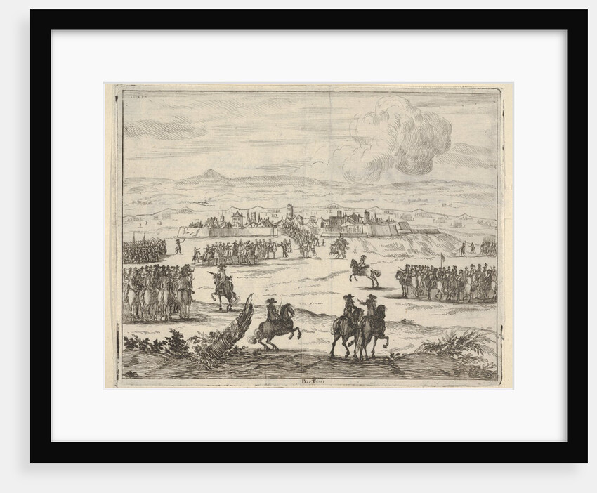 After a Long Seige, Francesco I d'Este, with the Aid of the French Army, Takes Valencia, f…, 1659 by Bartolomeo Fenice