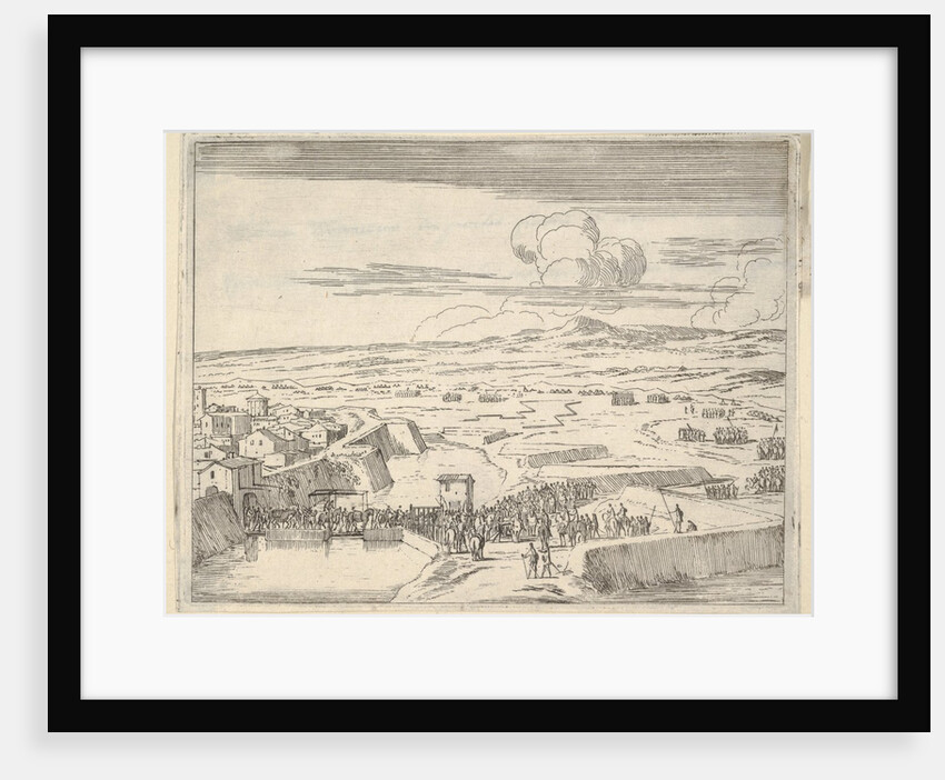 After a Few Days of Seige with the French Army, Francesco I d'Este Takes Prossession of Mo…, 1659 by Bartolomeo Fenice